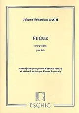 Johann Sebastian Bach Notenblätter Fugue pour le luth BWV1000