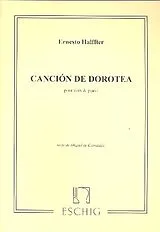 Ernesto Halffter Notenblätter Canción de Dorotea pour voix et piano