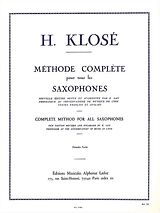 Hyacinte Eleonore Klosé Notenblätter Méthode complète vol.1