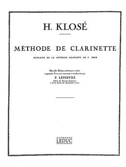 Hyacinte Eleonore Klosé Notenblätter METHODE DE CLARINETTE EXTRAITE DE