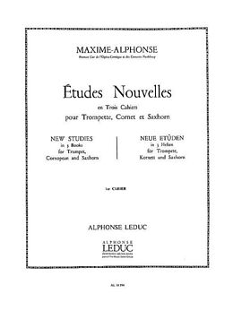 Maxime Alphonse Notenblätter Études nouvelles vol.1