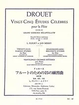 Jean-Pierre Drouet Notenblätter 25 études célèbres