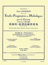 Paul Jeanjean Notenblätter Études progressives et mélodiques vol.1