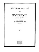 Bohuslav Martinu Notenblätter Nocturnes - quatre etudes no. 2