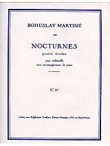 Bohuslav Martinu Notenblätter Nocturnes
