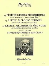 Marcel Moyse Notenblätter 24 petites études mélodiques