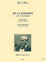 Marcel Moyse Notenblätter De la sonorité (dt/en/fr)