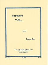 Jacques Ibert Notenblätter Concerto pour flûte et orchestre