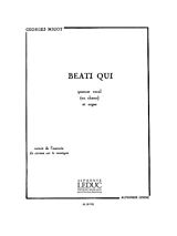 Georges Migot Notenblätter Beati qui pour 4 voix mixtes (choeur)