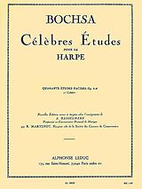 Robert Nicolas-Charles Bochsa Notenblätter 40 études faciles op.318 vol.1