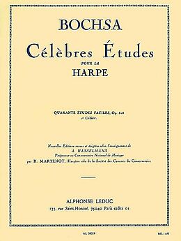 Robert Nicolas-Charles Bochsa Notenblätter 40 études faciles op.318 vol.1