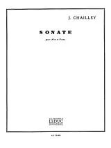 Jacques Chailley Notenblätter SONATE POUR ALTO ET PIANO