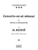 Henriette Renié Notenblätter Concerto in c Minor for Harp and Orchestra