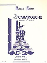 Eugène Bozza Notenblätter Scaramouche pour saxophone alto