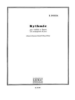 Eugène Bozza Notenblätter Rythmic op.70