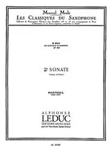 Georg Friedrich Händel Notenblätter Sonate no.2 pour saxophone et piano