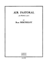 René Berthelot Notenblätter Air pastoral pour hautbois et piano