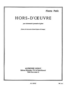 Pierre Yves Marie Camil Petit Notenblätter HORS-DOEUVRE POUR INSTRUMENTS