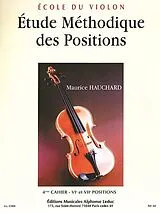 Maurice Hauchard Notenblätter Etude méthodique des positions