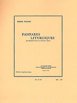 Henri Tomasi Notenblätter Fanfares litugiques pour ensemble