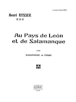 Henri Büsser Notenblätter Au pays de Leon et de Salamanque