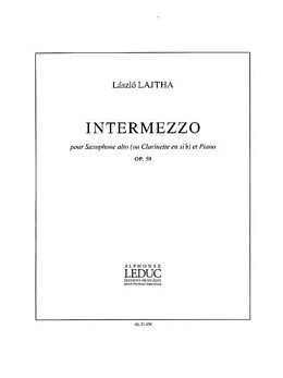 László Lajtha Notenblätter Intermezzo op.59