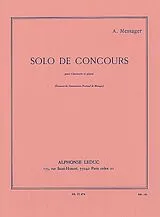 André Charles Messager Notenblätter Solo de councours