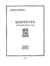 Jacques Castérède Notenblätter Quintette