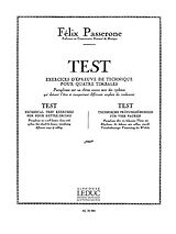 Félix Passerone Notenblätter Test