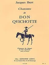 Jacques Ibert Notenblätter Chanson du depart pour chant