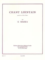 Eugène Bozza Notenblätter Chant lointain