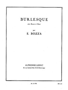 Eugène Bozza Notenblätter Burlesque