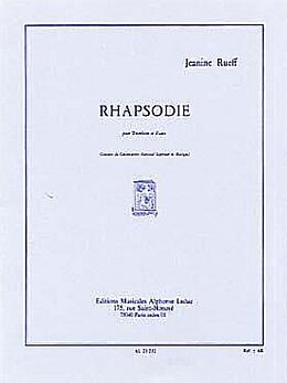 Jeanine Rueff Notenblätter Rhapsodie