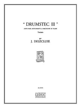 Jacques Delécluse Notenblätter Drumstec III