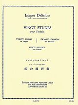 Jacques Delécluse Notenblätter 20 études pour timbales