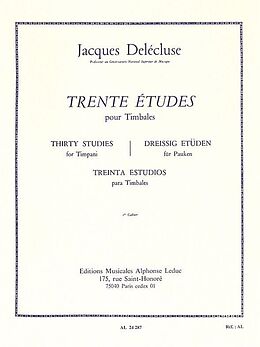 Jacques Delécluse Notenblätter 30 études vol.1