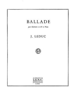 Jacques Leduc Notenblätter Ballade
