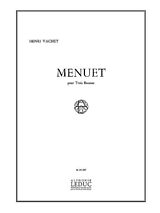 Henri Vachey Notenblätter Menuet