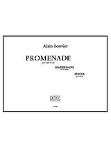 Alain Louvier Notenblätter Promenade pour flûte en sol