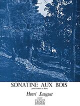 Henri Sauguet Notenblätter Sonatine aux bois pour hautbois et piano