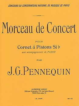J.G. Pennequin Notenblätter Morceau de concert