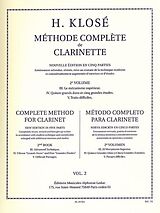 Hyacinte Eleonore Klosé Notenblätter Methode complete de clarinette