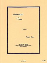 Jacques Ibert Notenblätter Concerto pour flûte et orchestre