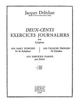 Jacques Delécluse Notenblätter 200 exercices journaliers vol.2