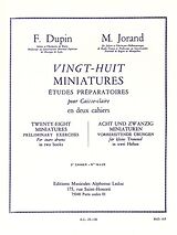 Francois Dupin Notenblätter 28 Miniatures vol.2 (no.16-28)