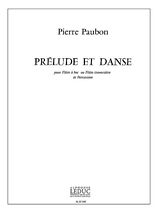 Pierre Paubon Notenblätter Prelude et danse