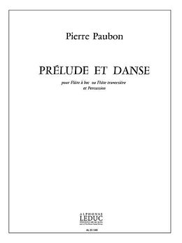 Pierre Paubon Notenblätter Prelude et danse