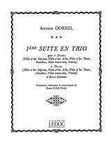 Louis-Antoine Dornel Notenblätter 1ère Suite en trio