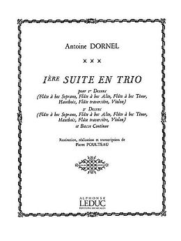 Louis-Antoine Dornel Notenblätter 1ère Suite en trio
