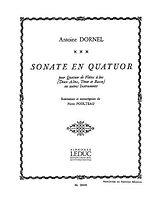 Louis-Antoine Dornel Notenblätter Sonate en quatuor